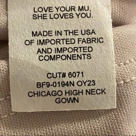 Show Me Your MuMu NWT Women's Chicago High Neck Wedding Floor Length Gown S - Picture 9 of 10